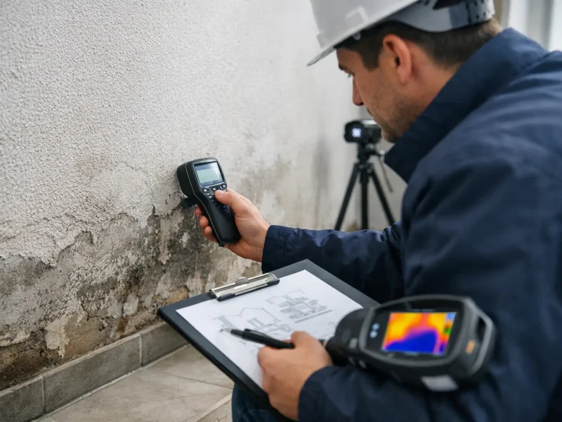 Diagnóstico de humedad en edificios paso a paso
