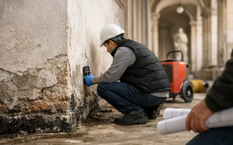 Soluciones para edificios patrimoniales húmedos