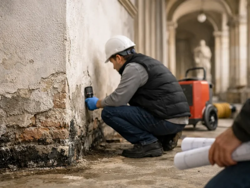 Soluciones para edificios patrimoniales húmedos